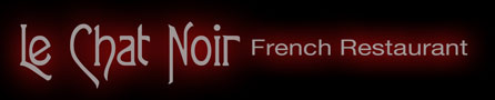 This image logo is used for Le Chat Noir French Restaurant link button